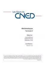 COURS CNED TERMINALE S - MATHÉMATIQUE [Tutoriels]