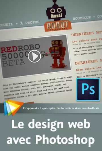 Le design web avec Photoshop  [Tutoriels]