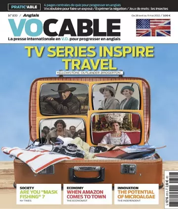 Vocable Anglais N°870 Du 28 Avril 2022  [Magazines]