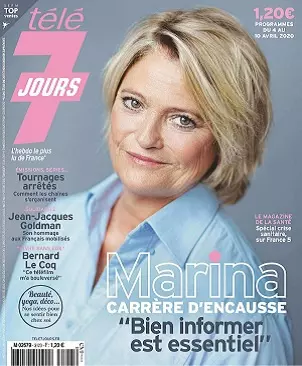 Télé 7 Jours N°3123 Du 4 Avril 2020  [Magazines]