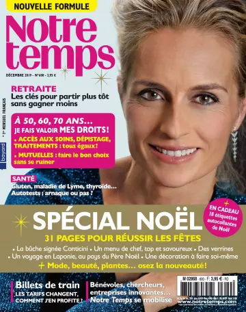 Notre Temps N°600 - Décembre 2019  [Magazines]