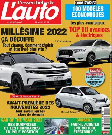 L’Essentiel De L’Auto N°131 – Janvier-Mars 2022  [Magazines]