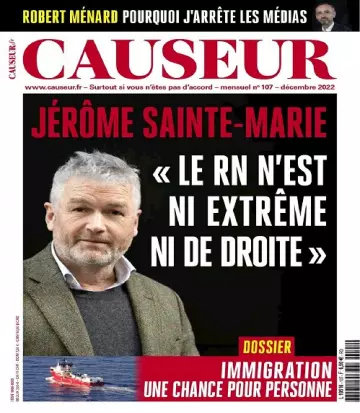 Causeur N°107 – Décembre 2022  [Magazines]