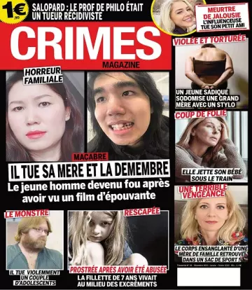 Crimes Magazine N°20 – Décembre 2022-Février 2023  [Magazines]