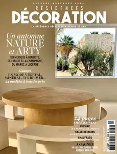 Résidences Décoration N.178 - Octobre-Novembre 2024  [Magazines]