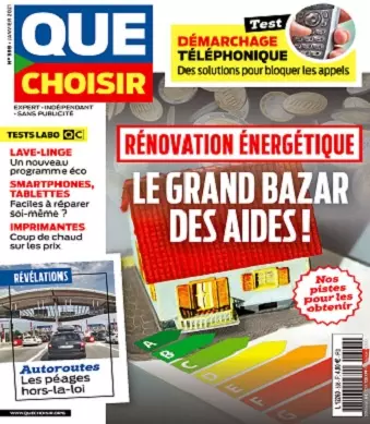 Que Choisir N°598 – Janvier 2021  [Magazines]