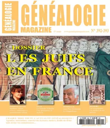 Généalogie Magazine N°392-393 – Juin-Septembre 2021  [Magazines]