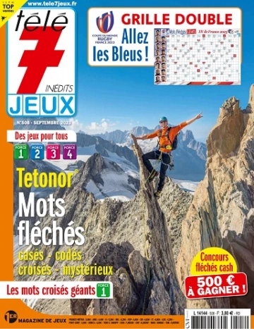 Télé 7 Jeux Inédits N°508 – Septembre 2023  [Magazines]