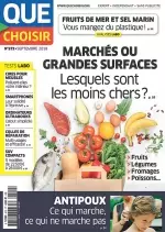 Que Choisir N°572 – Septembre 2018  [Magazines]