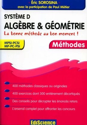 Système D - Algèbre et géométrie - 2ème édition  [Livres]