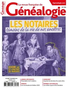 La Revue française de Généalogie - Octobre-Novembre 2024  [Magazines]