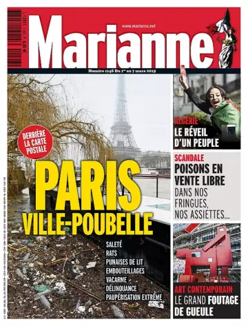 Marianne N°1146 Du 1er au 7 Mars 2019  [Magazines]