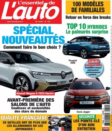 L’Essentiel De L’Auto N°130 – Octobre-Décembre 2021  [Magazines]