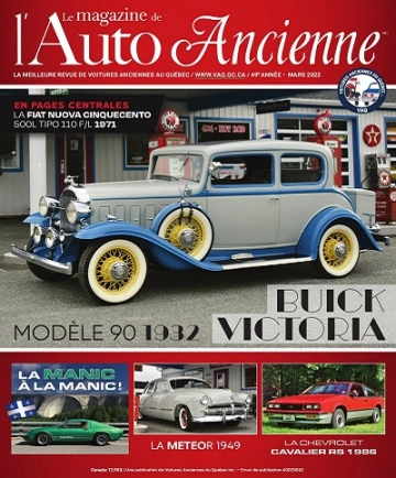 Le Magazine De L’Auto Ancienne – Mars 2023  [Magazines]