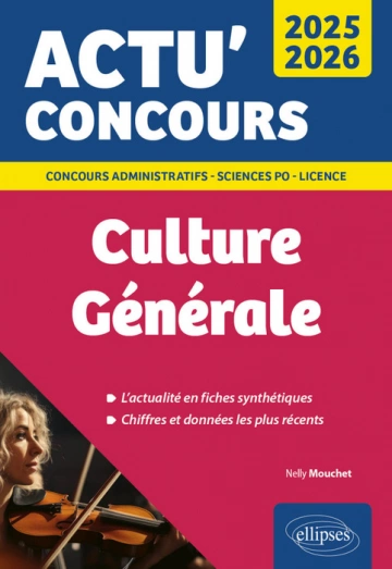 Actu' concours 2025-2026 Culture générale  [Livres]