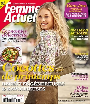 Femme Actuelle N°1910 Du 3 Mai 2021  [Magazines]