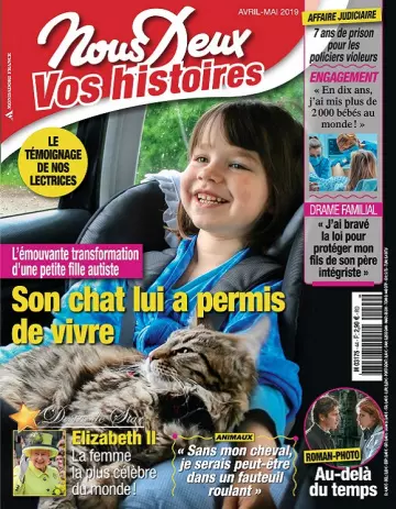 Nous Deux Vos Histoires N°44 – Avril-Mai 2019  [Magazines]