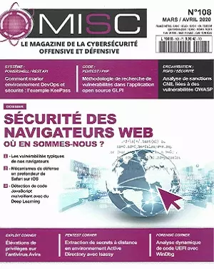 Misc N°108 – Mars-Avril 2020  [Magazines]