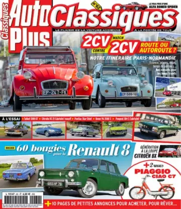 Auto Plus Classiques N°62 – Août-Septembre 2022  [Magazines]