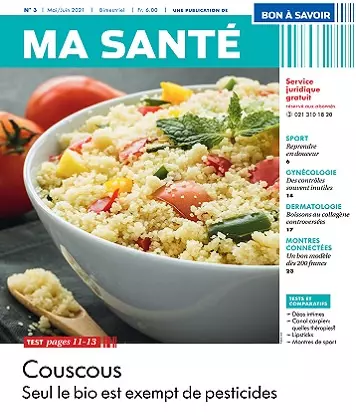 Bon à Savoir Ma Santé N°3 – Mai-Juin 2021  [Magazines]