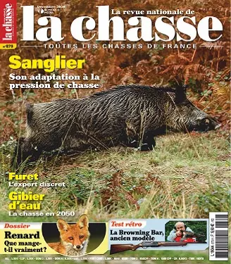 La Revue Nationale De La Chasse N°879 – Décembre 2020  [Magazines]