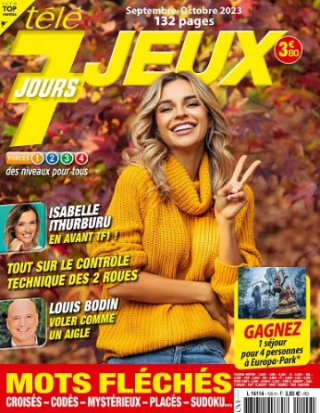 Télé 7 Jours Jeux N°109 – Septembre-Octobre 2023  [Magazines]