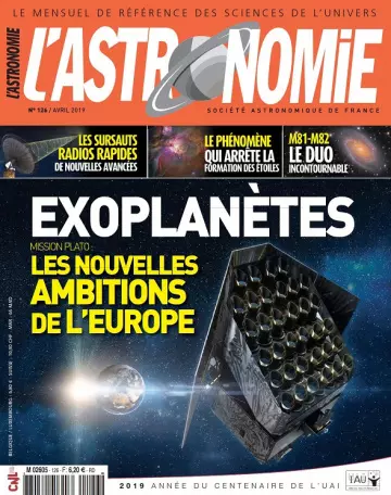 L’Astronomie N°126 – Avril 2019  [Magazines]