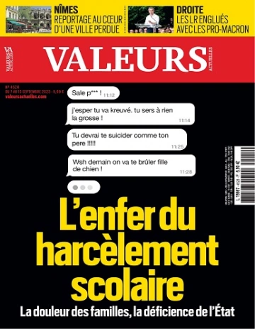 Valeurs Actuelles N°4528 Du 7 au 13 Septembre 2023  [Magazines]