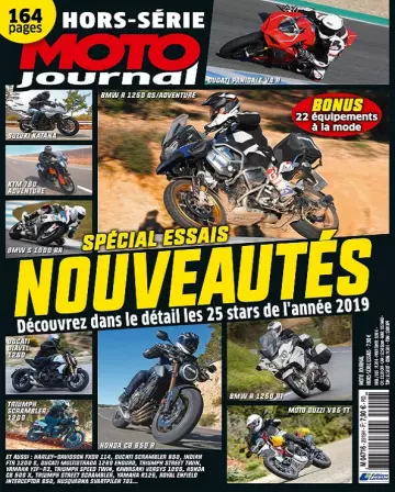 Moto Journal Hors Série N°2919 – Spécial Essais 2019  [Magazines]