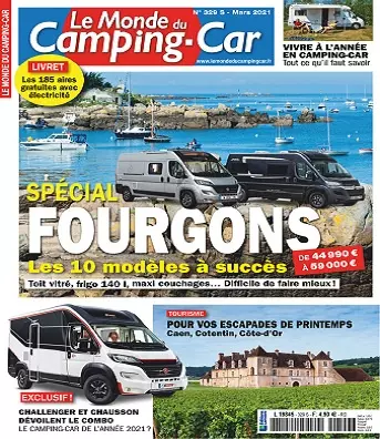 Le Monde Du Camping-Car N°329 S – Mars 2021  [Magazines]