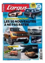 L'Argus N°4515 Du 14 Au 27 Septembre 2017  [Magazines]