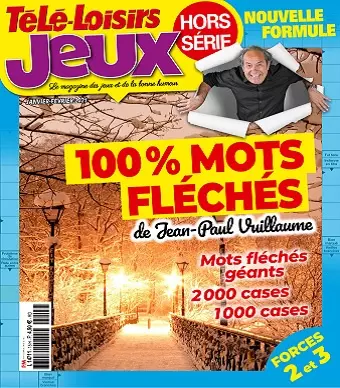 Télé Loisirs Jeux Hors Série N°15 – Janvier-Février 2021  [Magazines]