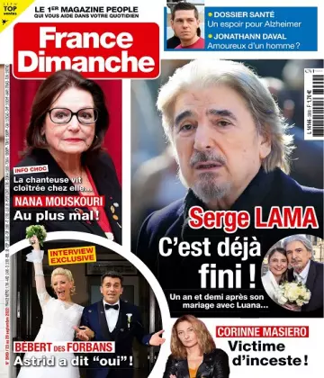 France Dimanche N°3969 Du 23 au 29 Septembre 2022  [Magazines]