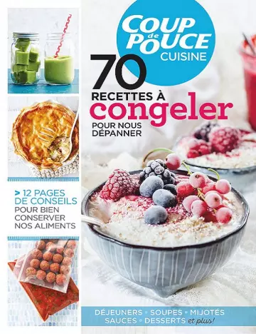 Coup De Pouce Hors Série Cuisine – 70 Recettes à Congeler 2019  [Magazines]