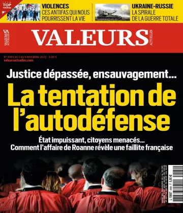 Valeurs Actuelles N°4484 Du 3 au 9 Novembre 2022  [Magazines]