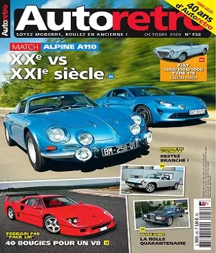 Autoretro N°456 – Octobre 2020  [Magazines]