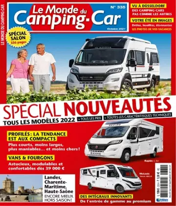 Le Monde du Camping-Car N°335 – Octobre 2021  [Magazines]