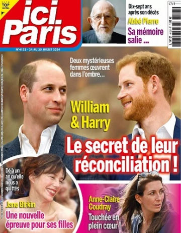 Ici Paris N°4125 Du 24 au 30 Juillet 2024  [Magazines]