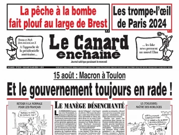 Le Canard Enchaîné du 14 Août 2024  [Journaux]