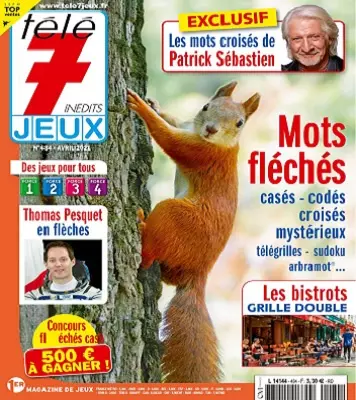 Télé 7 Jeux Inédits N°484 – Avril 2021  [Magazines]