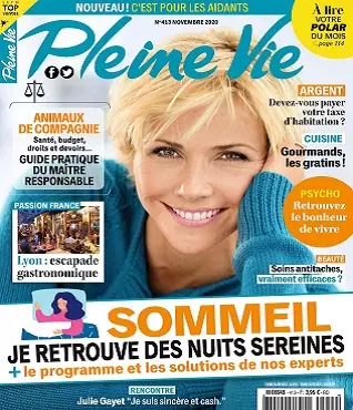 Pleine Vie N°413 – Novembre 2020  [Magazines]