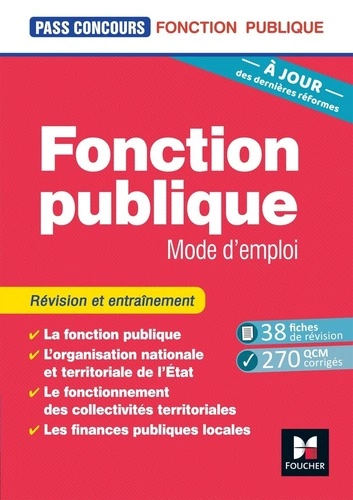 Pass'Concours - Fonction publique Mode d'emploi - 8e édition - Révision et entraînement  [Livres]