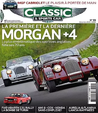 Classic et Sports Car N°93 – Décembre 2020  [Magazines]