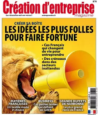 Création d’Entreprise N°74 – Septembre-Novembre 2020  [Magazines]