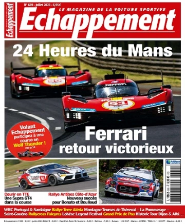 Échappement N°669 – Juillet 2023  [Magazines]