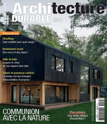 Architecture Durable N°52 – Novembre-Décembre 2022  [Magazines]