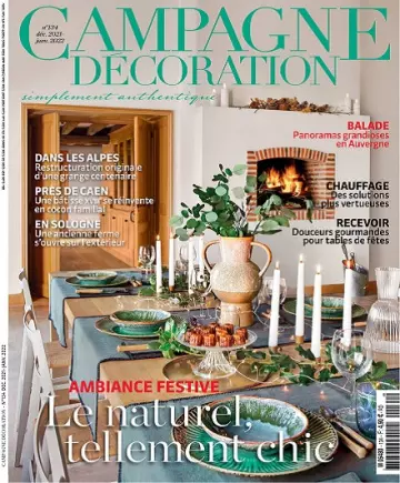 Campagne Décoration N°134 – Décembre 2021-Janvier 2022  [Magazines]