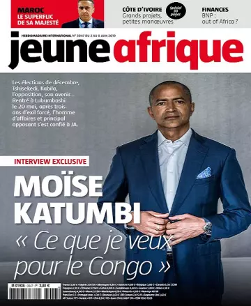 Jeune Afrique N°3047 Du 2 au 8 Juin 2019  [Magazines]