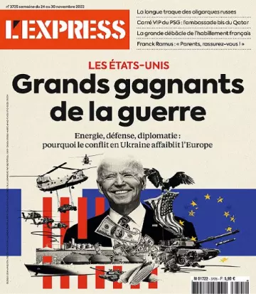 L’Express N°3725 Du 24 au 30 Novembre 2022  [Magazines]