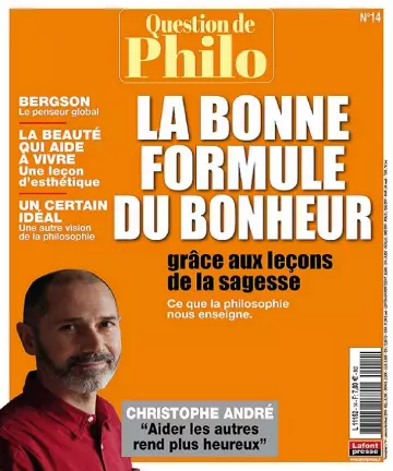 Question De Philosophie N°14 – Juin-Août 2019  [Magazines]